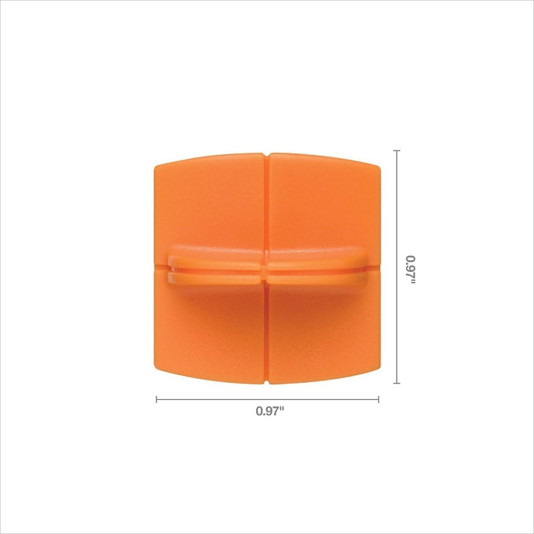 Fiskars Trimmer Replacement Blades, Precision-Ground Steel for Clean Cuts, Refill Carriage for 9″ & 12″ Personal Trimmers, Two Pack, Orange(1-Pack)