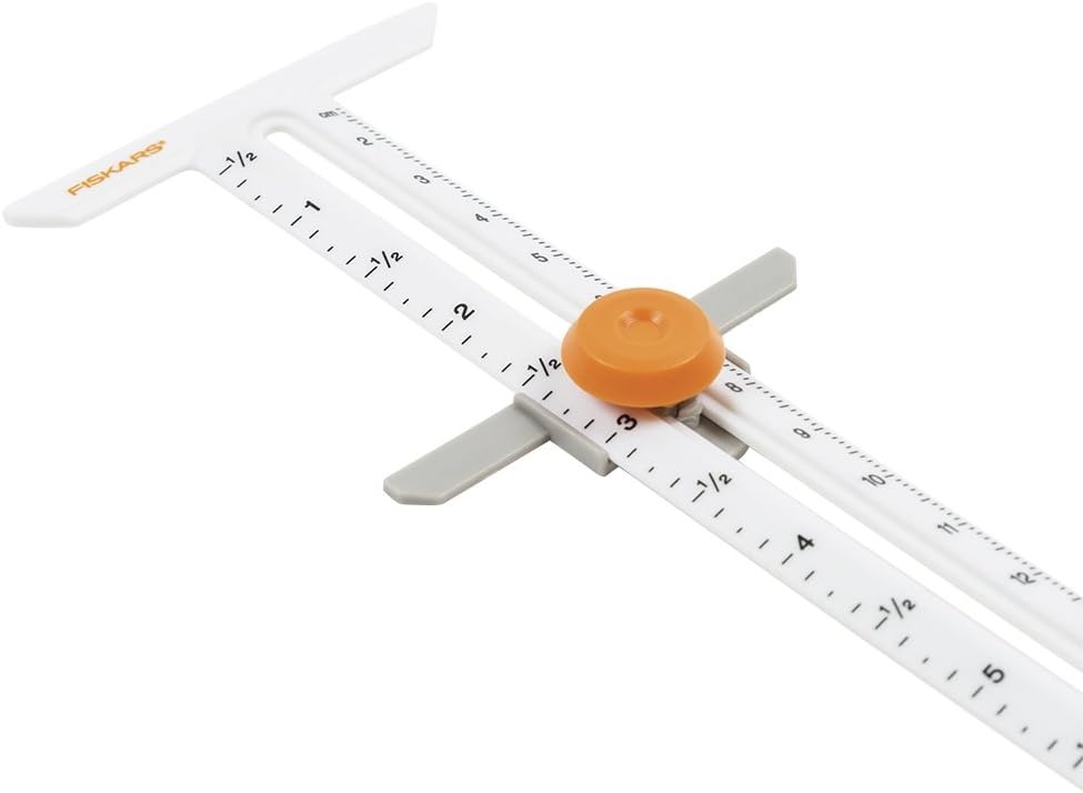 Fiskars 6″ Sewing Measuring Gauge – 1/8″ Increments