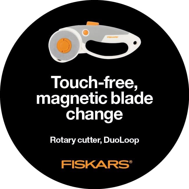 Fiskars Easy Change Stick Rotary Cutter (45 mm) White(DuoLoop)