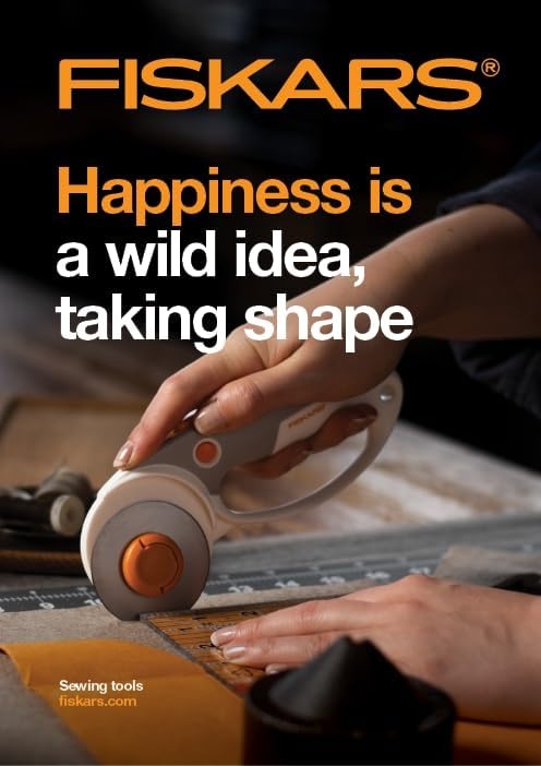 Fiskars Easy Change Stick Rotary Cutter (45 mm) White(DuoLoop)