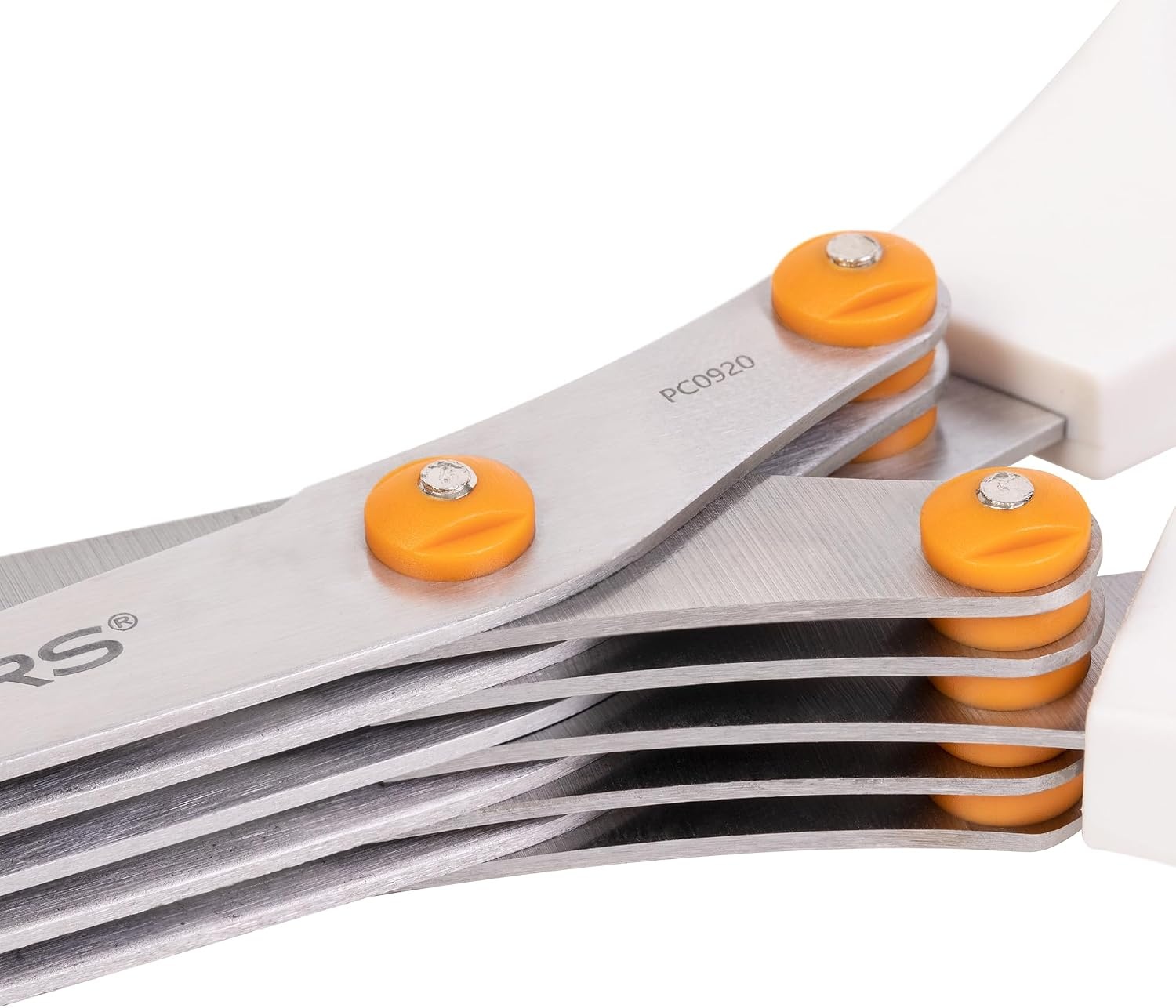 Fiskars Fringe Scissors – White and Orange Stainless Steel Blades for Crafting Gift Wrapping and Paper Projects Comfortable Handles