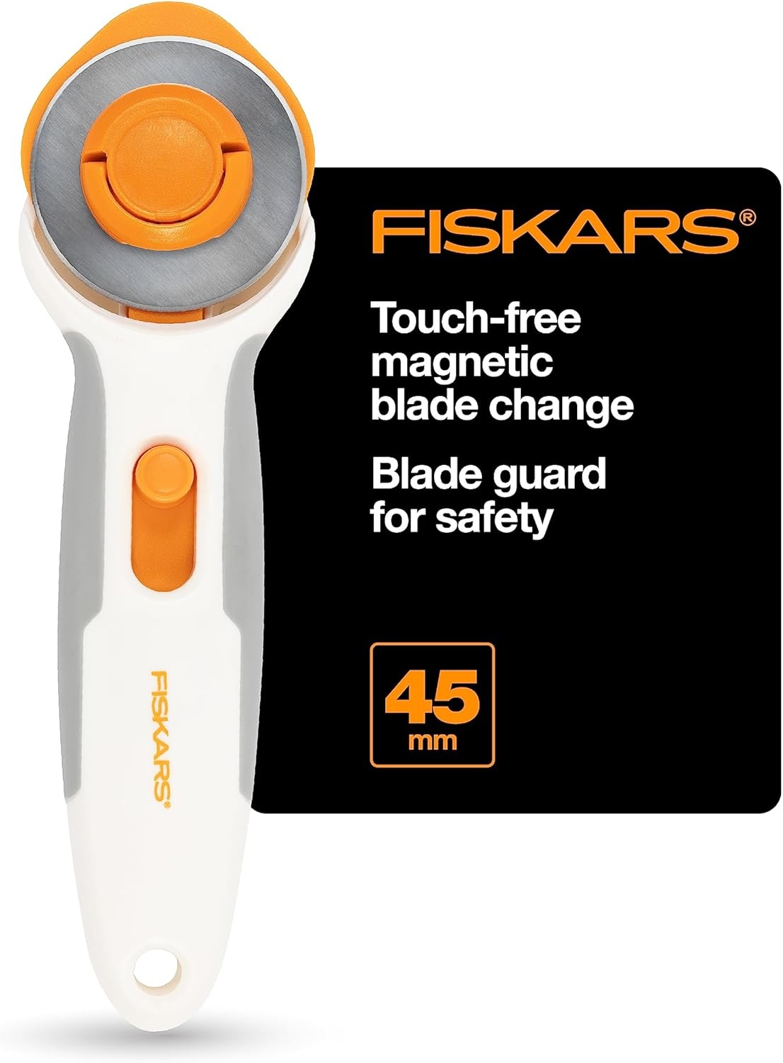 Fiskars Easy Change Stick Rotary Cutter (45 mm) White(Stick)