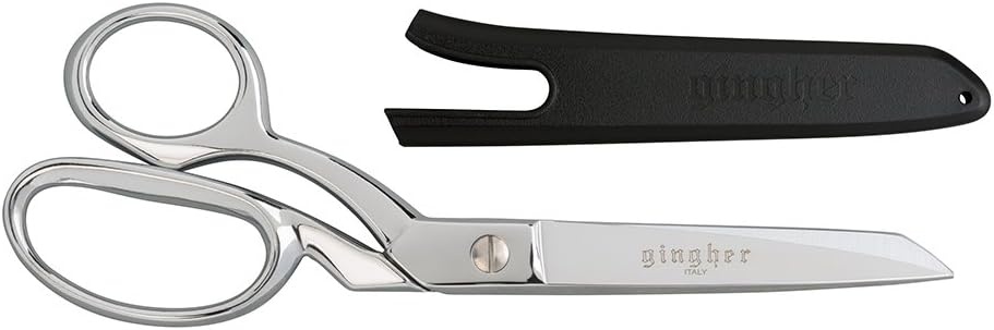 Gingher 01-005309 Knife Edge Bent Lefthanded 8 Inch Shears(Silver)