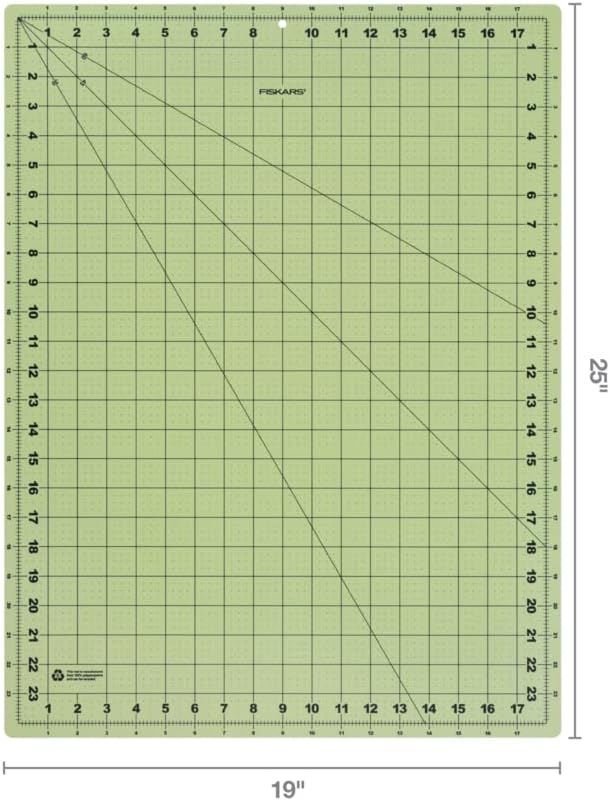 Fiskars 18×24 Inch Eco Cutting Mat Board (01-005900)