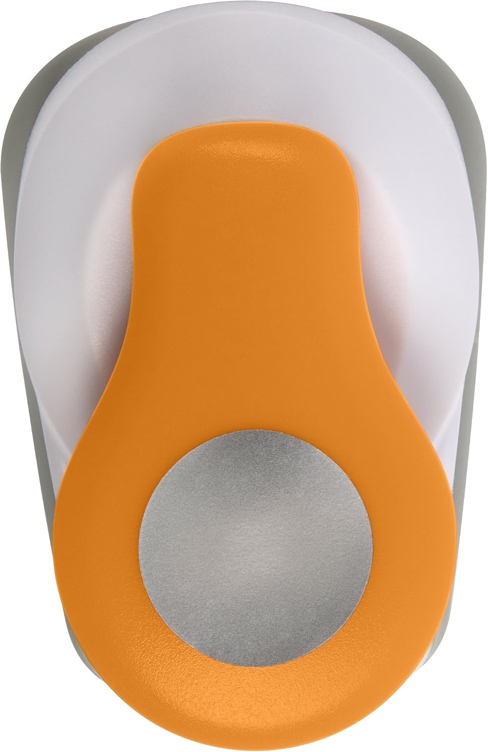 Fiskars Medium Lever Punch, Circle, Plastic, White/Orange