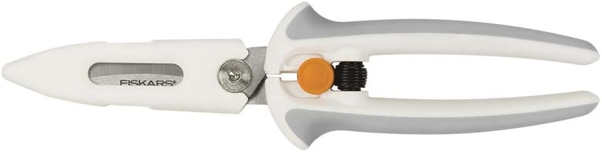 Fiskars Crafts Easy Action PowerCut Snips, 8, White/Gray