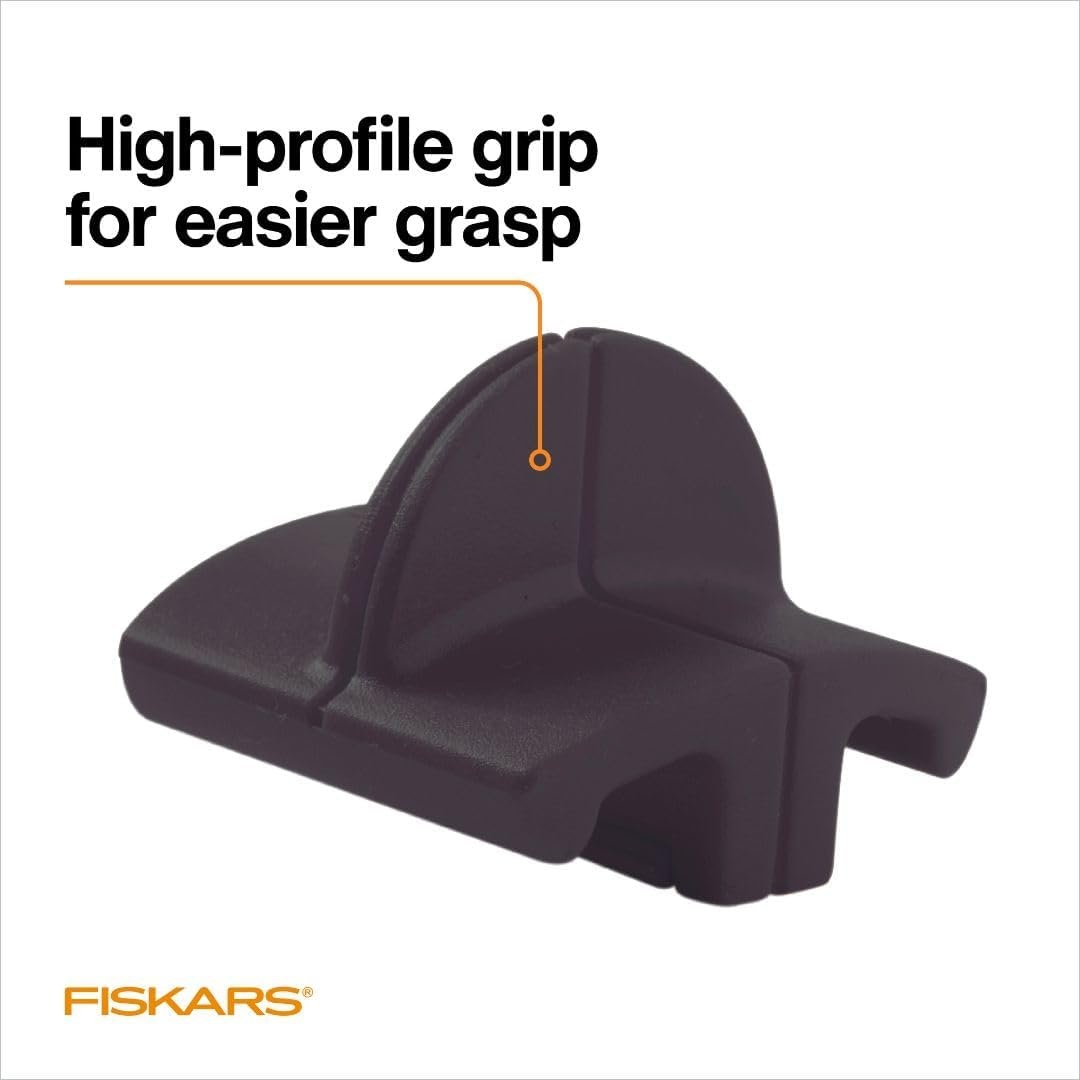 Fiskars Trimmer Replacement Blades, Precision-Ground Steel for Clean Cuts, Refill Carriage for 9″ & 12″ Personal Trimmers, Two Pack, Orange(2 Pack)