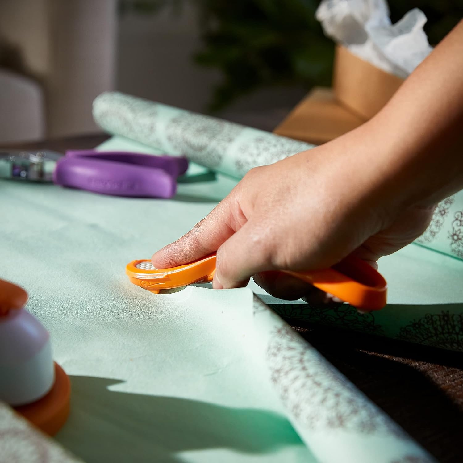 Fiskars Gift Wrapping Set, Orange