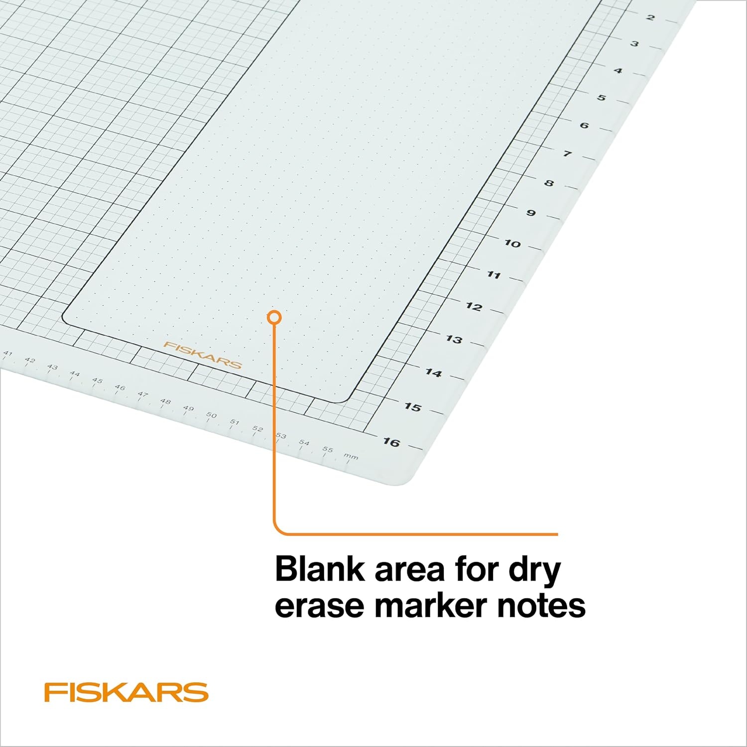 Fiskars Glass Craft Mat, 18″ x 24″(Clear)