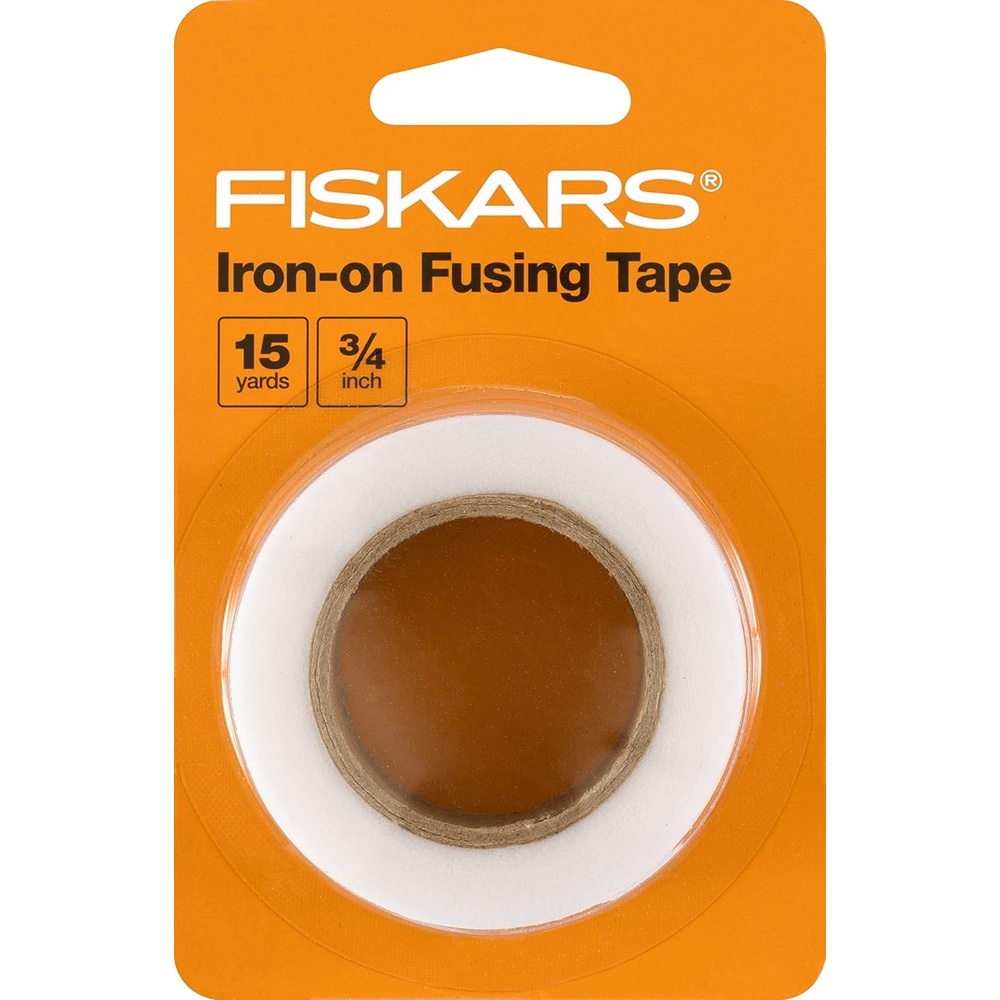 Fiskars Iron on Fusing Tape, 3/4 inch and 15 yards White(Fusing Tape (Pack of 12))