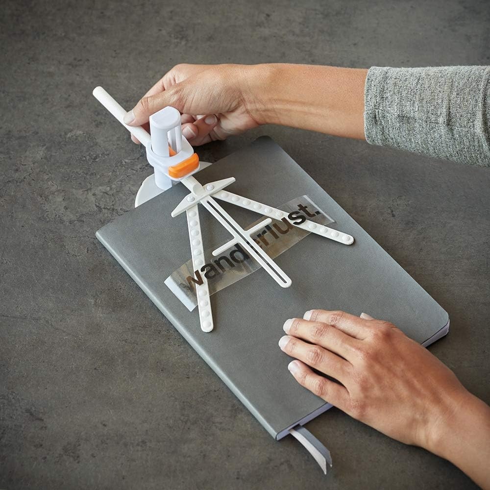Fiskars Flat Vinyl Alignment Tool, White/Orange