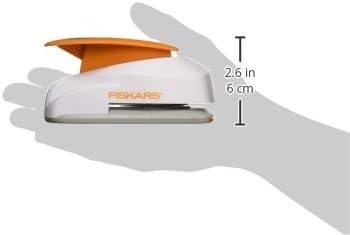 Fiskars X-Large Lever Punch Circle, Creates Clean 2″ Punched-Out Designs for Scrapbooking & Card Making, Perfect for Paper Craft Windows & Embellishments, Manual Lever Operation, 2″, Gray