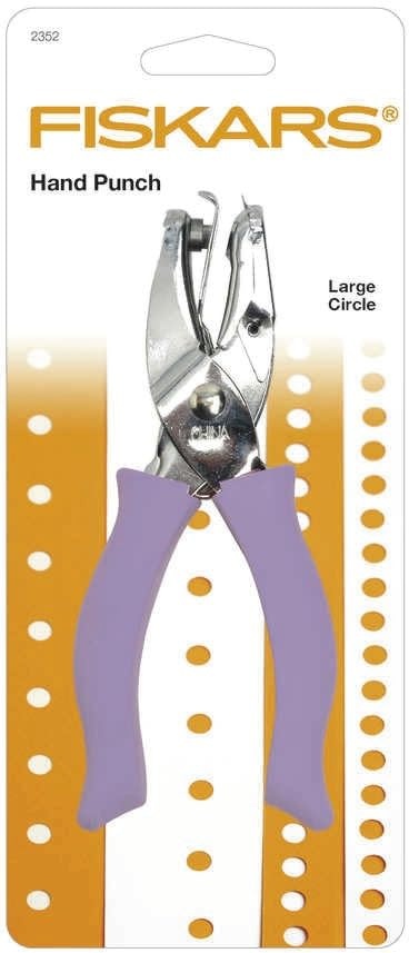 Fiskars 1/16 Inch Hand Punch, Circle, Purple(1/4 in Circle)