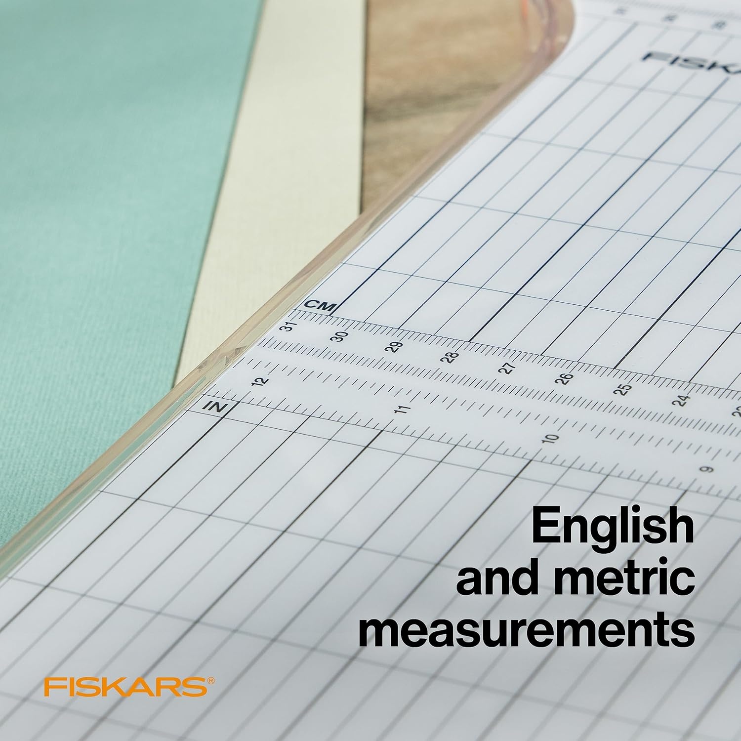 Fiskars ProCision Rotary Bypass Paper Trimmer, 12″ Cut Length, Self-Sharpening, Paper Trimmer for Crafting and Scrapbooking, Arts and Crafts Supplies, Photo Cutter