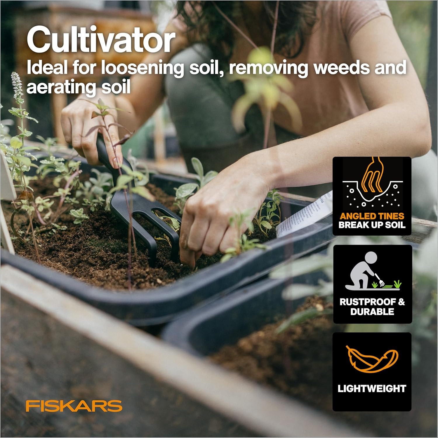 Fiskars 2-Piece Pruning & Veggie Shears Set, Explore Collection Garden Tool Kit, Bypass Pruner for Light Trimming, Vegetable Shears with Serrated Stainless Steel Blades for Harvesting Flowers & Herbs(Houseplant Starter Gift Set)