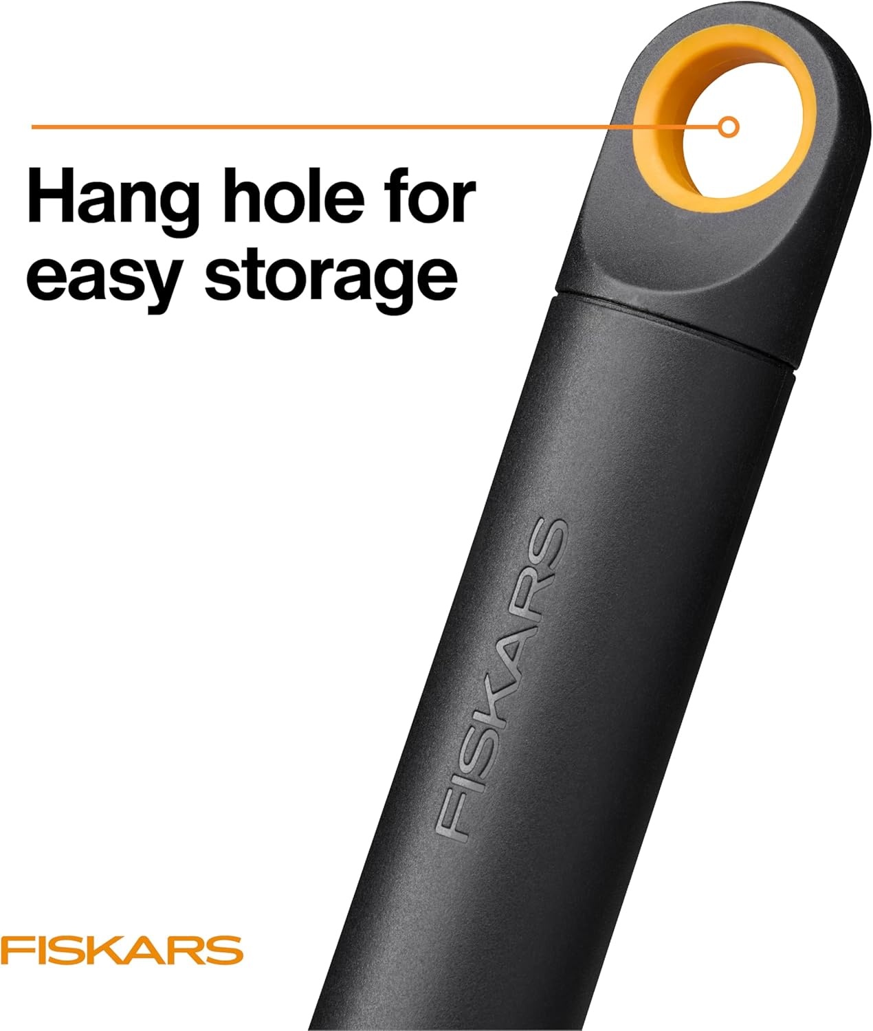 Fiskars Eco Cultivator Hoe with Dual-Function Design, Tapered Blade, Cultivator Tines, Ergonomic Handle, and UV-Resistant Build for Soil Care(Eco Cultivator Hoe)