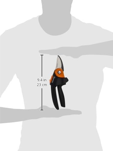 Fiskars DualAction Pruner – Hand Pruner with Two Cutting Modes, Bypass Garden Pruner for Stems and Branches up to 1″, Low-Friction Steel Blade, FiberComp Frame(PowerGear2 SoftGrip)