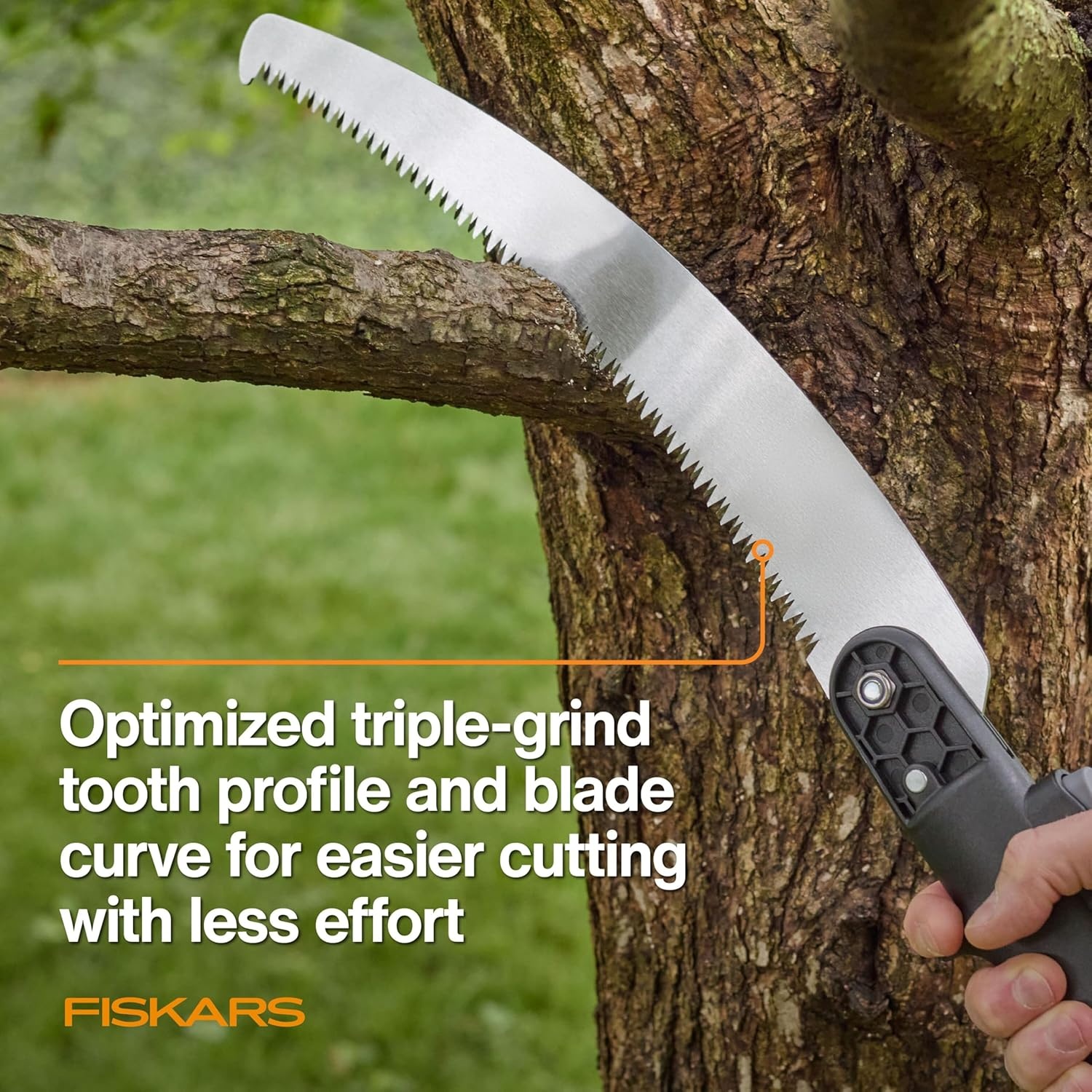 Fiskars XtendControl X1 Replacement Saw Blade, Triple-Ground Tooth Profile for Fast Cutting, Curved Blade for Faster Branch Cuts, Hardened Teeth for Long-Lasting Sharpness