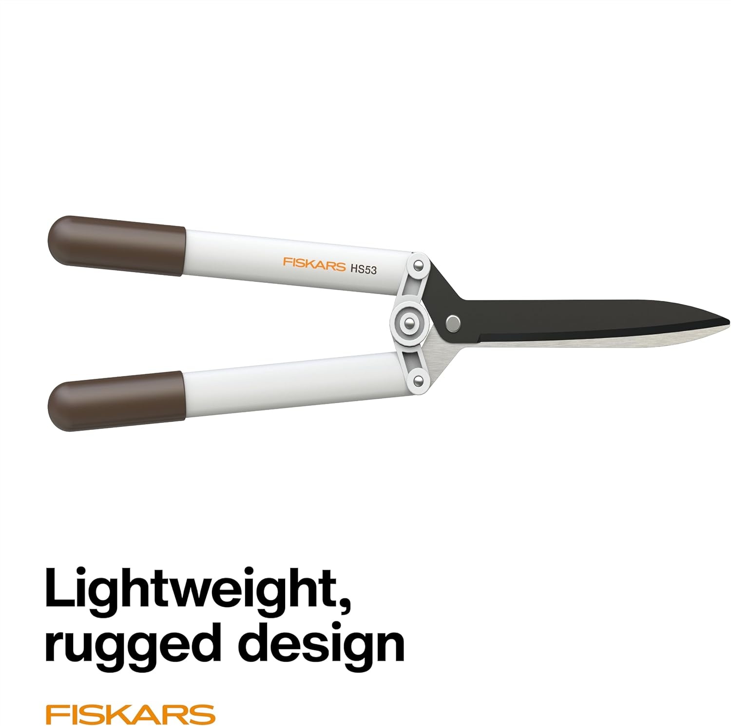 Fiskars PowerGear Lopper, Lightweight Anvil Garden Tool, White(Hedge Shears)