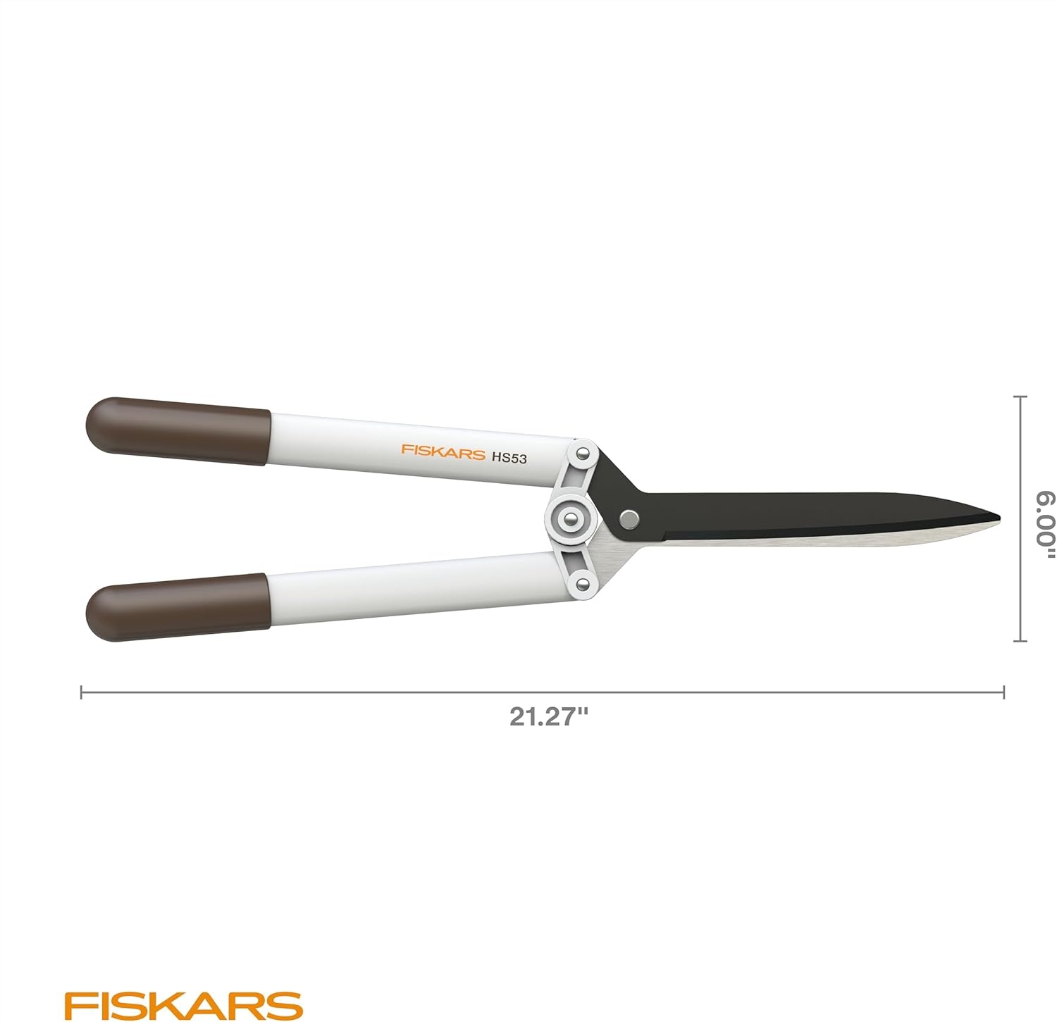 Fiskars PowerGear Lopper, Lightweight Anvil Garden Tool, White(Hedge Shears)