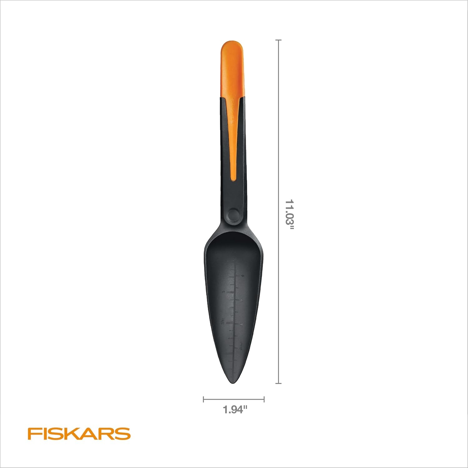 Fiskars 340110-1001 Seed Planting Trowel, Black