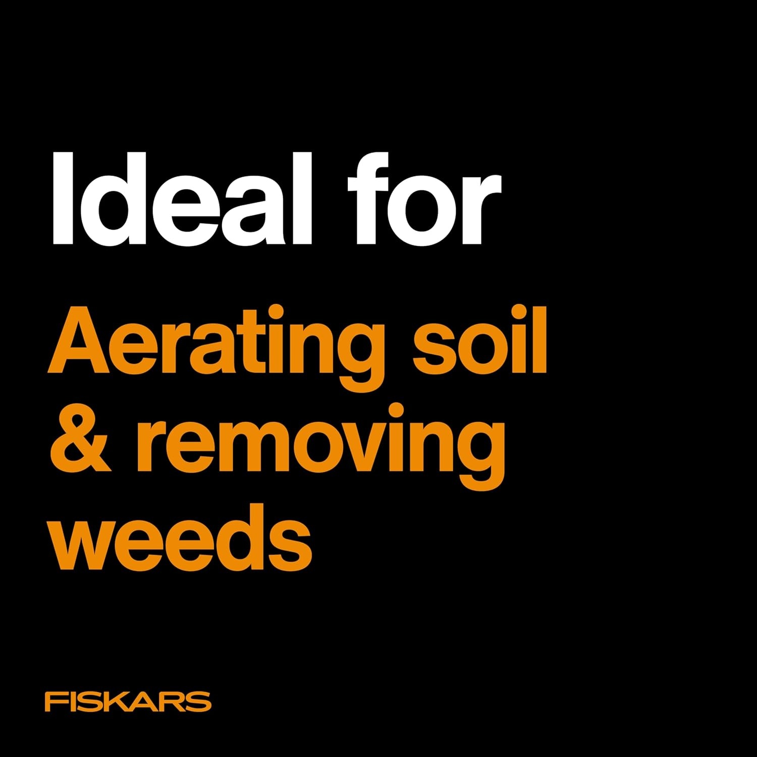 Fiskars Eco Cultivator Hoe with Dual-Function Design, Tapered Blade, Cultivator Tines, Ergonomic Handle, and UV-Resistant Build for Soil Care(Eco Cultivator)