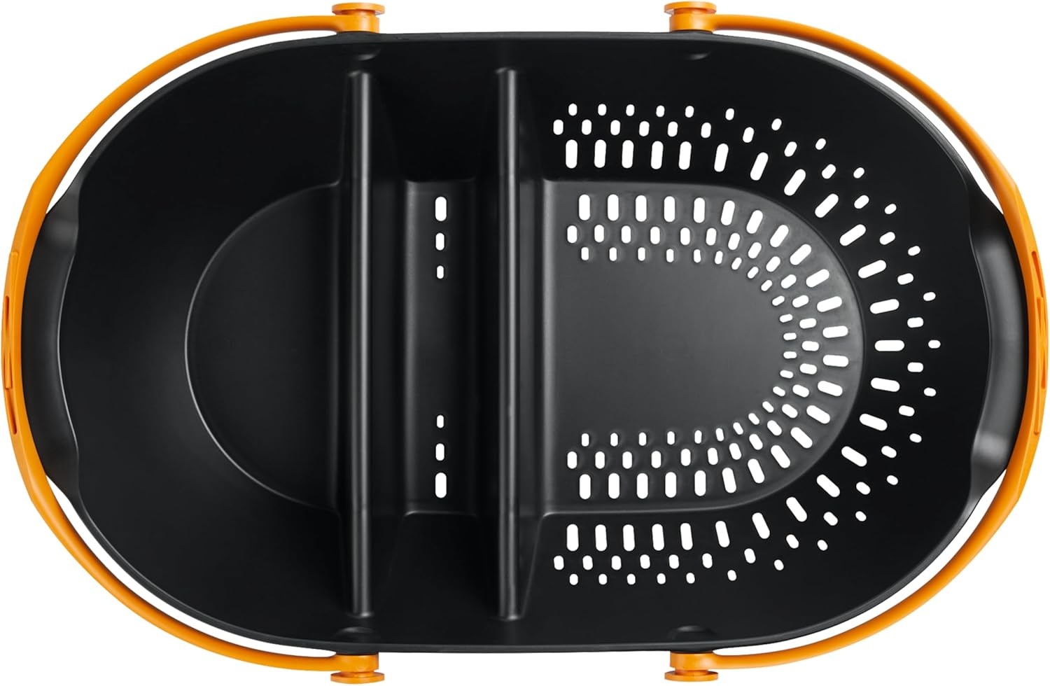 Fiskars Garden Harvest Basket – Container for Gardening and Harvesting with Tool Caddy – Harvesting Basket Doubles as a Colander for Vegetables and Fruits – Garden Accessories