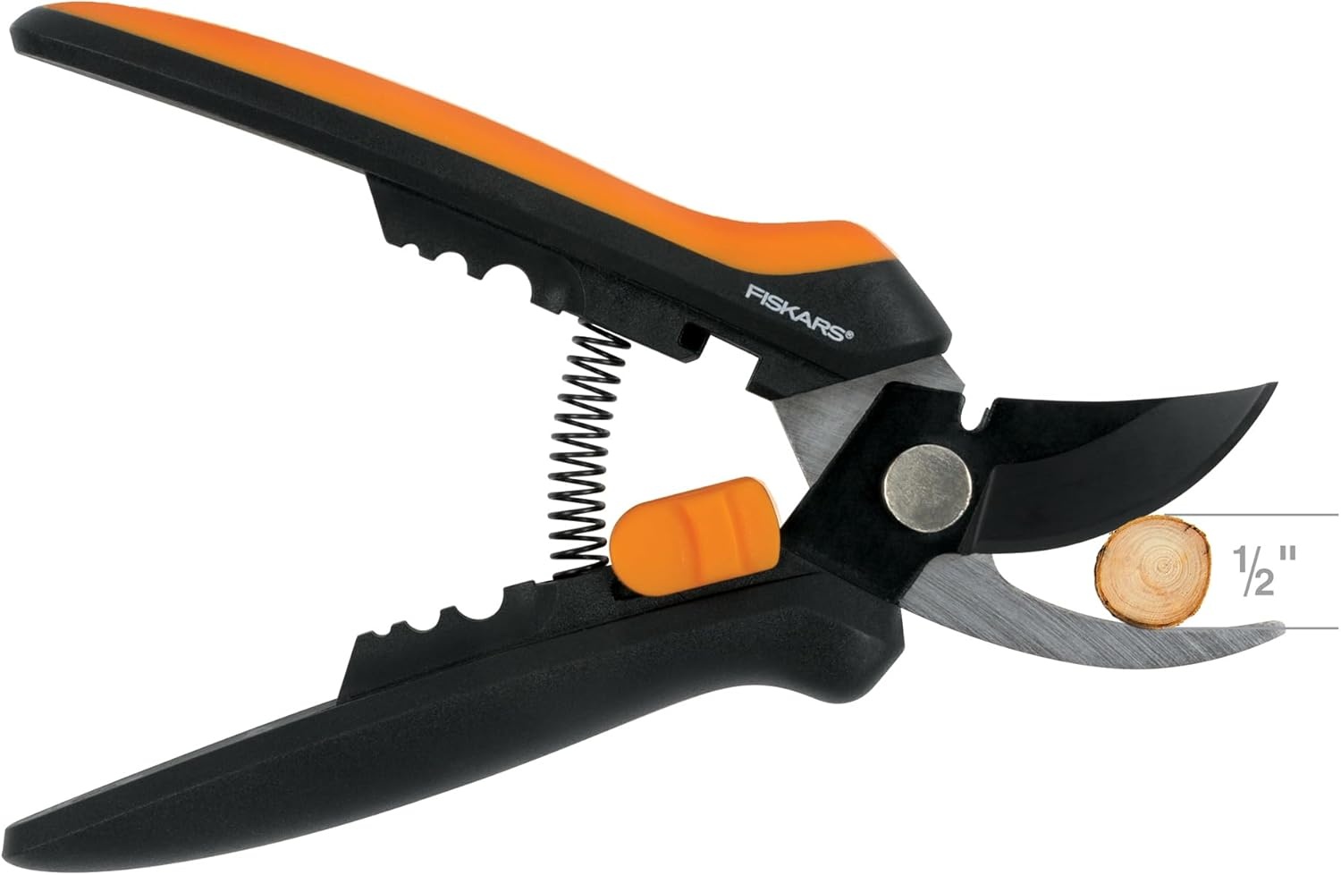 Fiskars 6″ Pruning Scissors for Flowers, Buds, Weeds and Small Plants, Garden Snips with Resin Resistant Nonstick Stainless Steel Blades, Gardening Trimmers with Comfortable Handle(Floral Pruner)