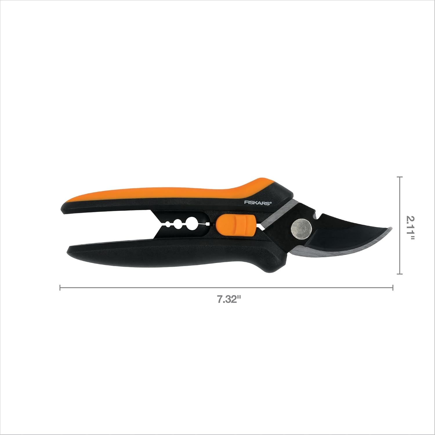 Fiskars 6″ Pruning Scissors for Flowers, Buds, Weeds and Small Plants, Garden Snips with Resin Resistant Nonstick Stainless Steel Blades, Gardening Trimmers with Comfortable Handle(Floral Pruner)