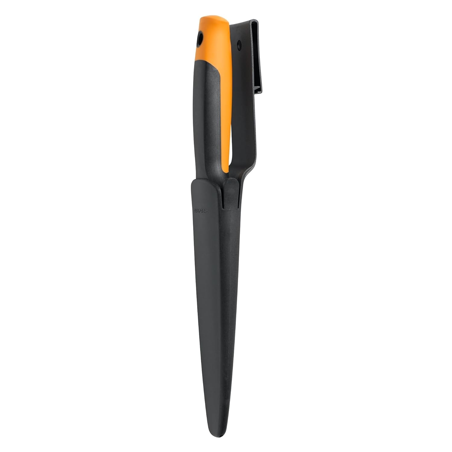 Fiskars Hori Hori Garden Knife with Sheath, Multi-Purpose Heavy Duty Gardening Hand Tool for Weeding, Planting, Digging with Hanging Hole(15.9″)