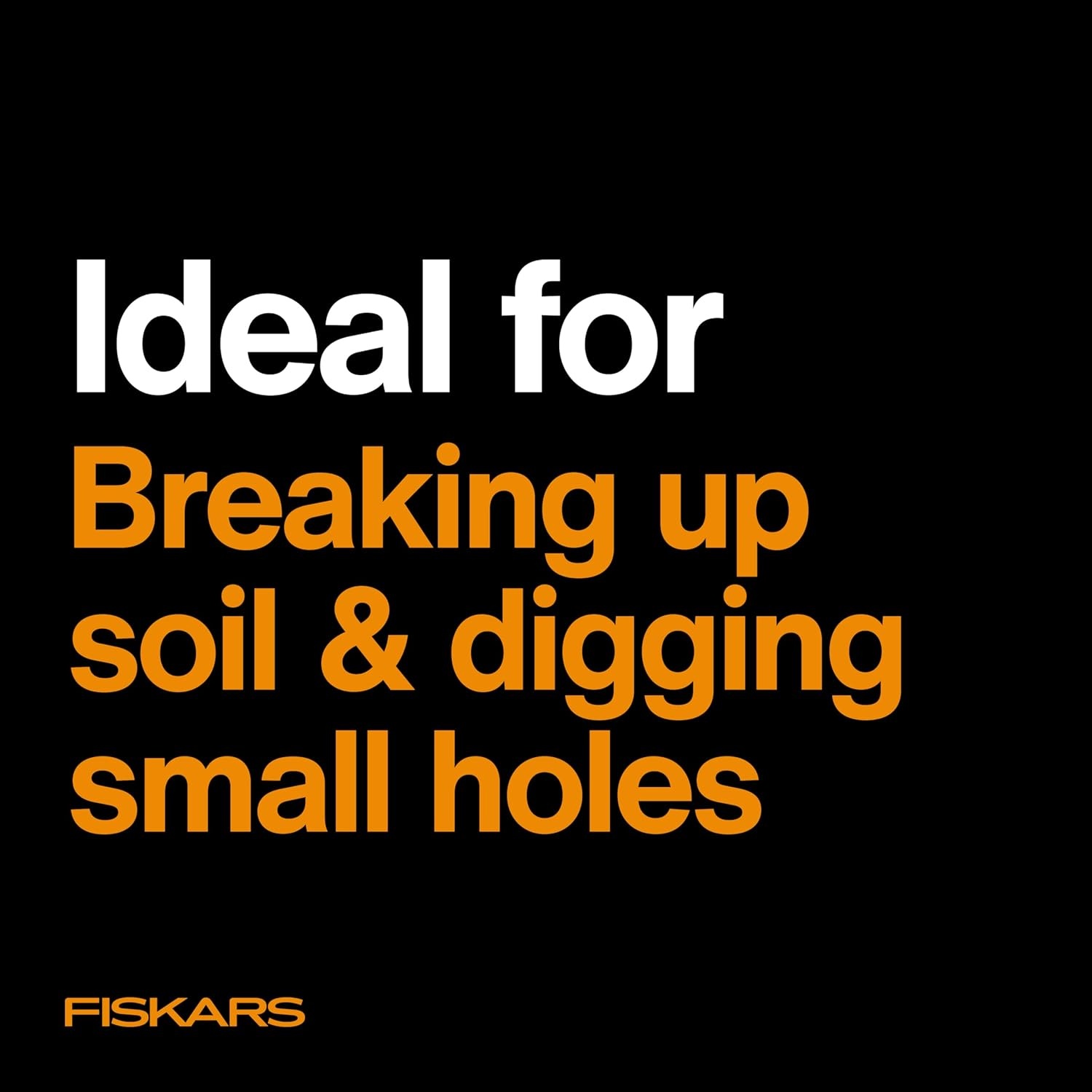 Fiskars Eco Cultivator Hoe with Dual-Function Design, Tapered Blade, Cultivator Tines, Ergonomic Handle, and UV-Resistant Build for Soil Care(Eco Trowel)