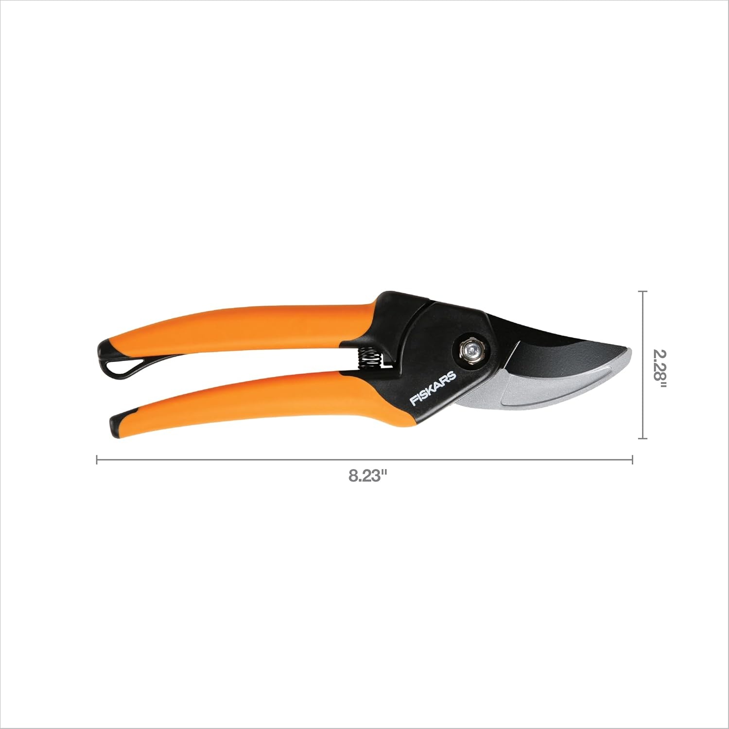 Fiskars 2-Piece Pruning & Veggie Shears Set, Explore Collection Garden Tool Kit, Bypass Pruner for Light Trimming, Vegetable Shears with Serrated Stainless Steel Blades for Harvesting Flowers & Herbs(Soft Grip Pruner)