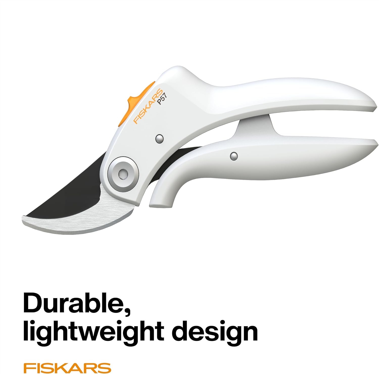 Fiskars PowerGear Lopper, Lightweight Anvil Garden Tool, White(Bypass Pruner)