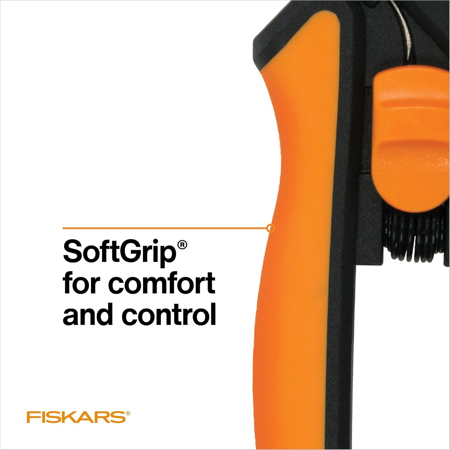 Fiskars 6″ Pruning Scissors for Flowers, Buds, Weeds and Small Plants, Garden Snips with Resin Resistant Nonstick Stainless Steel Blades, Gardening Trimmers with Comfortable Handle(Pruning Snips)