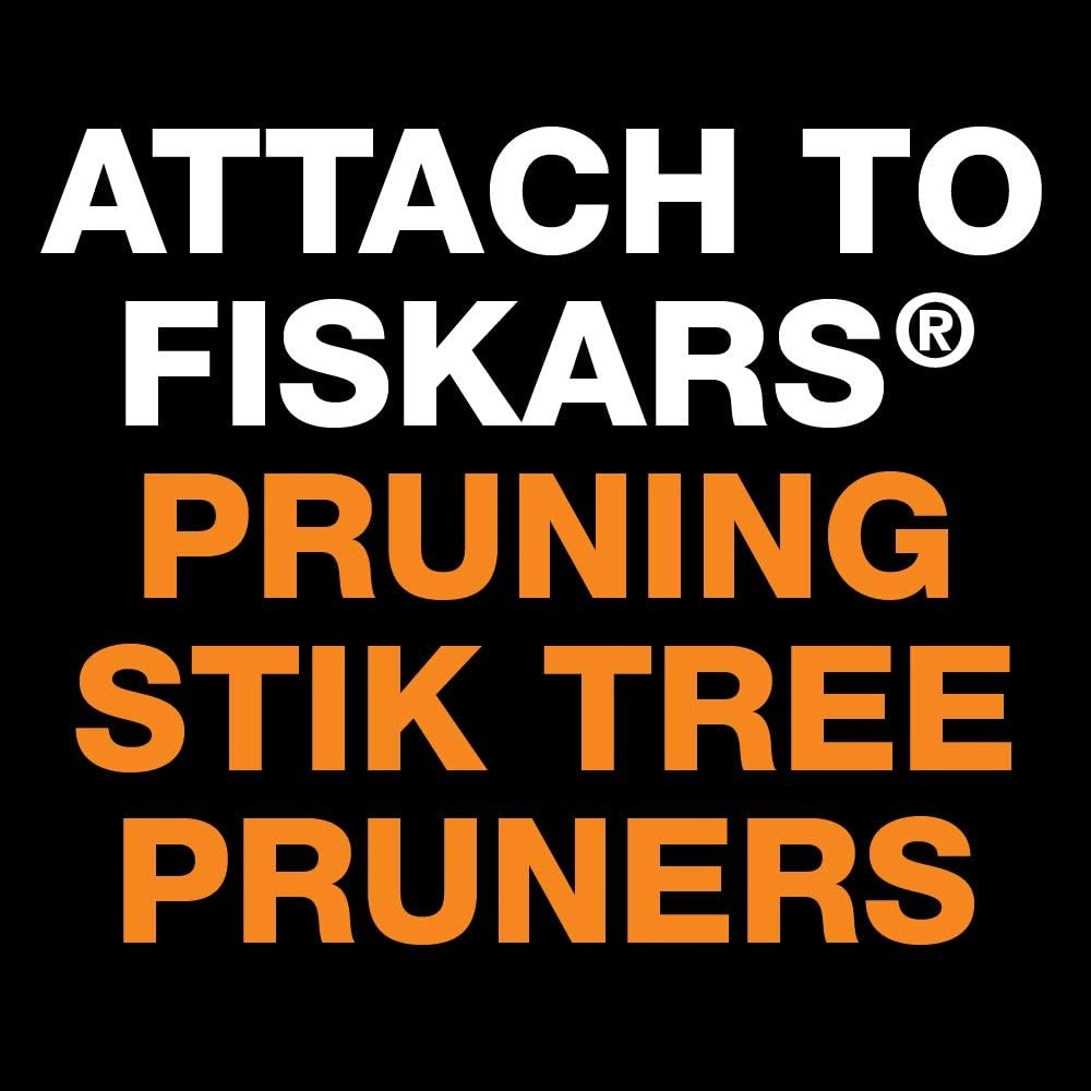 Fiskars Fruit Picker Basket with Adjustable Basket Angle, Machine Washable Mesh Bag, Fruit Harvesting Tool (Pole Not Included)