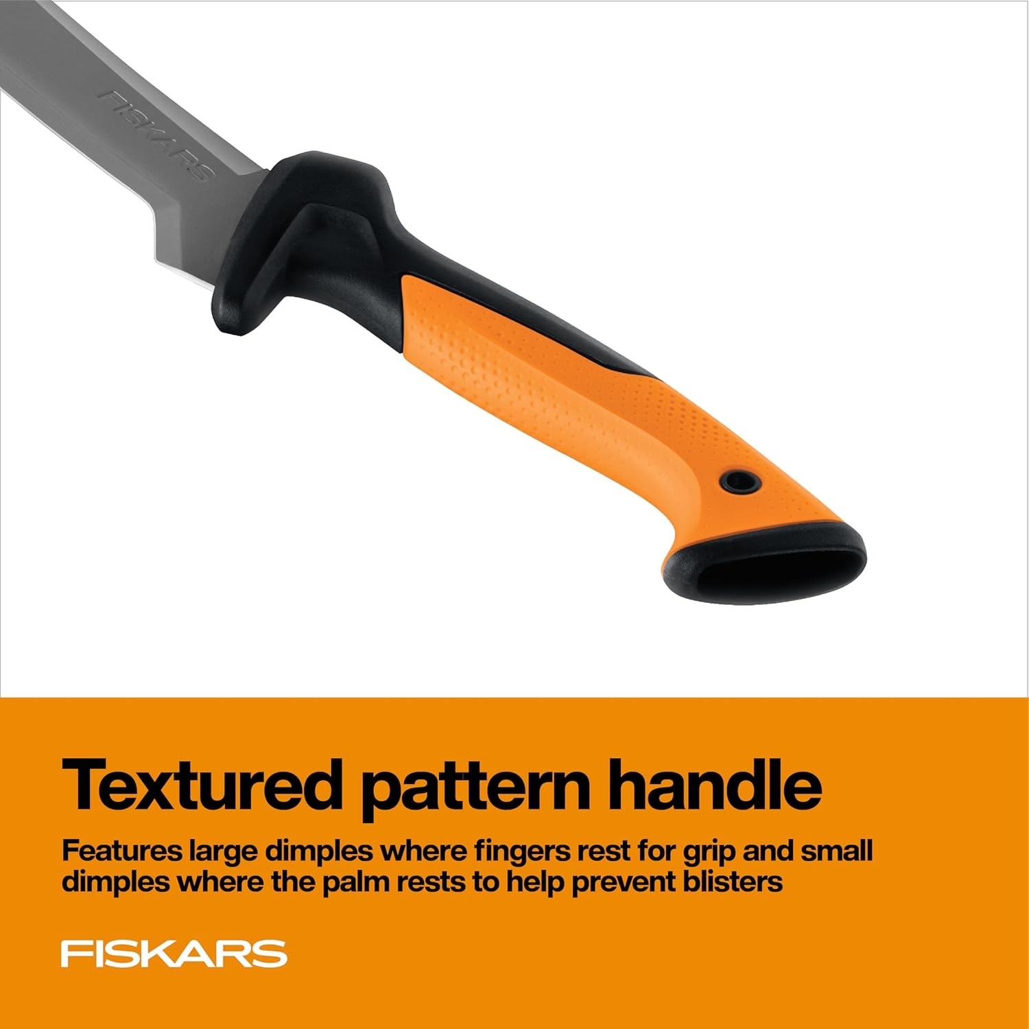 Fiskars Machete Knife, Machete For Cutting Trees, Heavy Duty, 18-Inch Bushcraft Axe Branch Cutter with Rust-Resistant and Low-Friction Blade Coating and Nylon Sheath