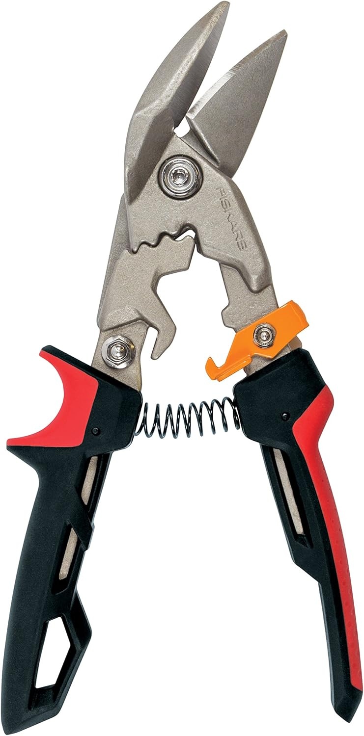 Fiskars PowerGear Aviation Snips (Offset Left Cut)(Offset Left Cut)