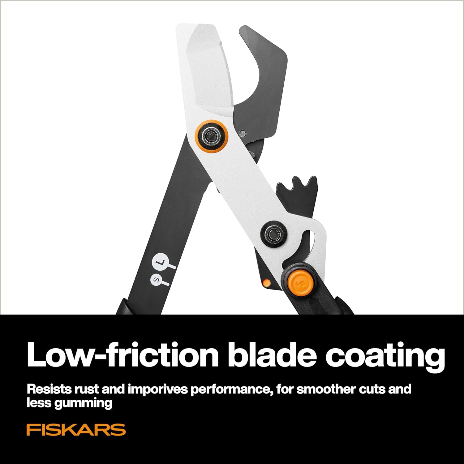 Fiskars DualAction Lopper, 2-in-1 Lopper with Dual Cutting Modes, S Mode for Precise Snips for Stems, L Mode for Power Through Branches, Low Friction Steel Blade, 2″ Cutting Capacity(32″ 2-in-1 Bypass)