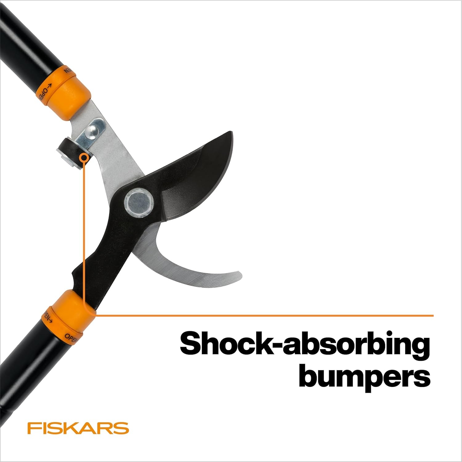 Fiskars DualAction Lopper, 2-in-1 Lopper with Dual Cutting Modes, S Mode for Precise Snips for Stems, L Mode for Power Through Branches, Low Friction Steel Blade, 2″ Cutting Capacity(25-37″ Extendable Bypass)