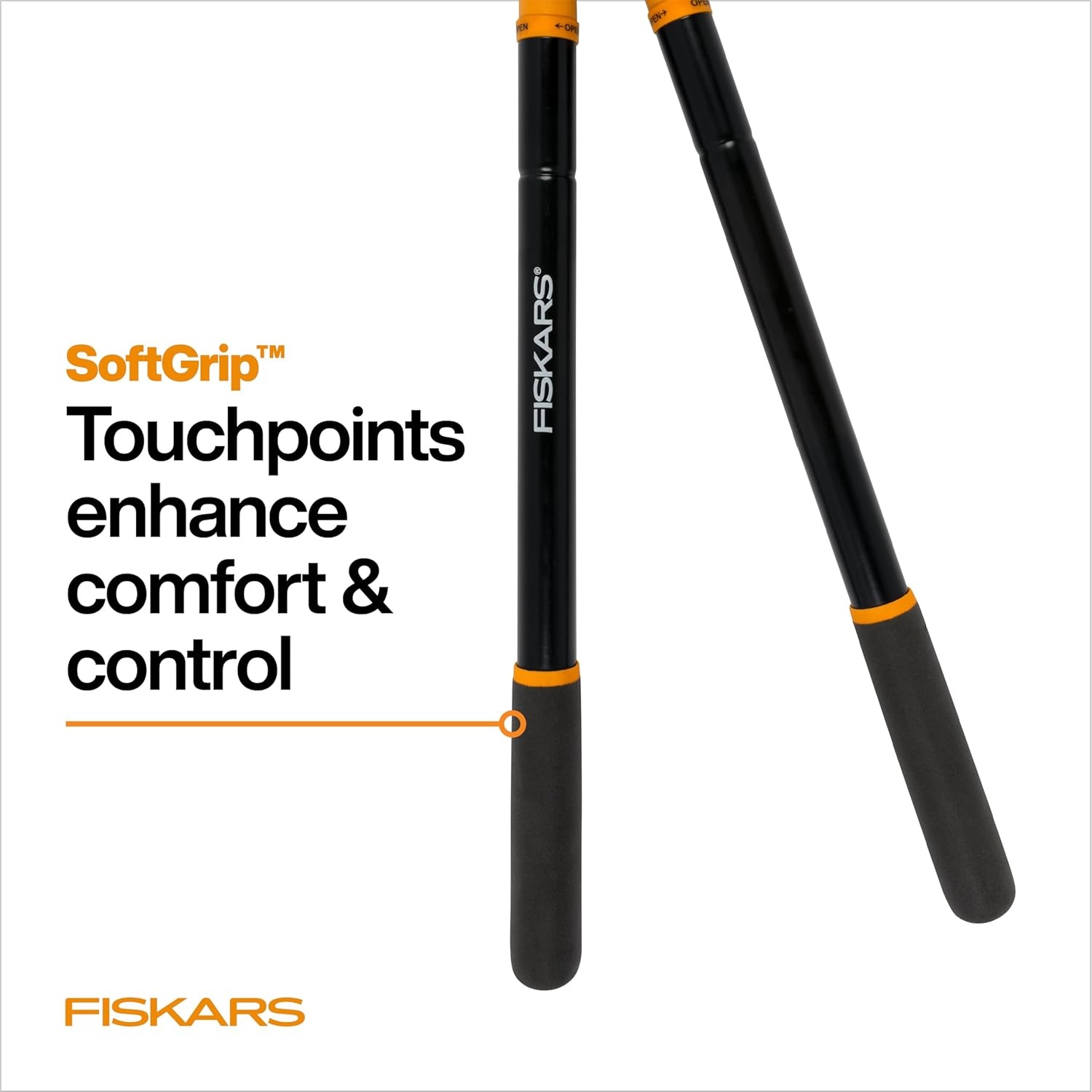 Fiskars DualAction Lopper, 2-in-1 Lopper with Dual Cutting Modes, S Mode for Precise Snips for Stems, L Mode for Power Through Branches, Low Friction Steel Blade, 2″ Cutting Capacity(25-37″ Extendable Bypass)