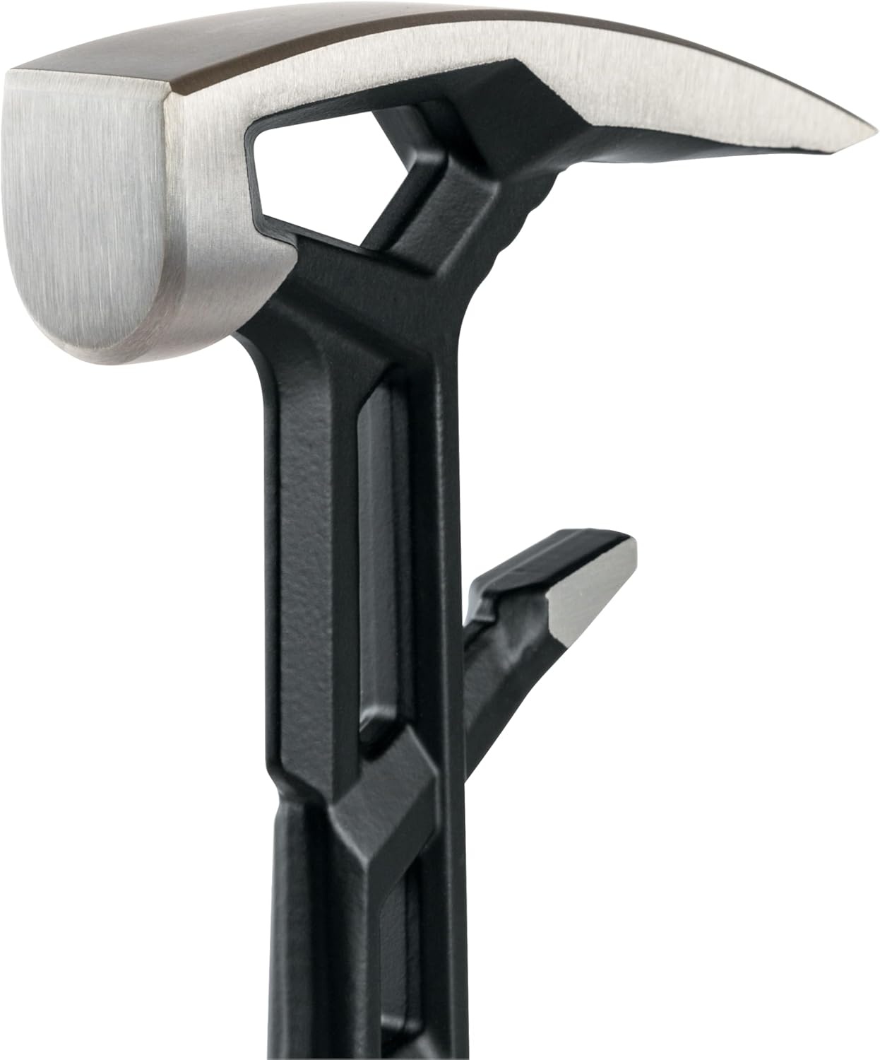 Fiskars IsoCore Wrecking Bar, Board Bender Shock Absorbing Hammer and Crowbar, 18-Inch