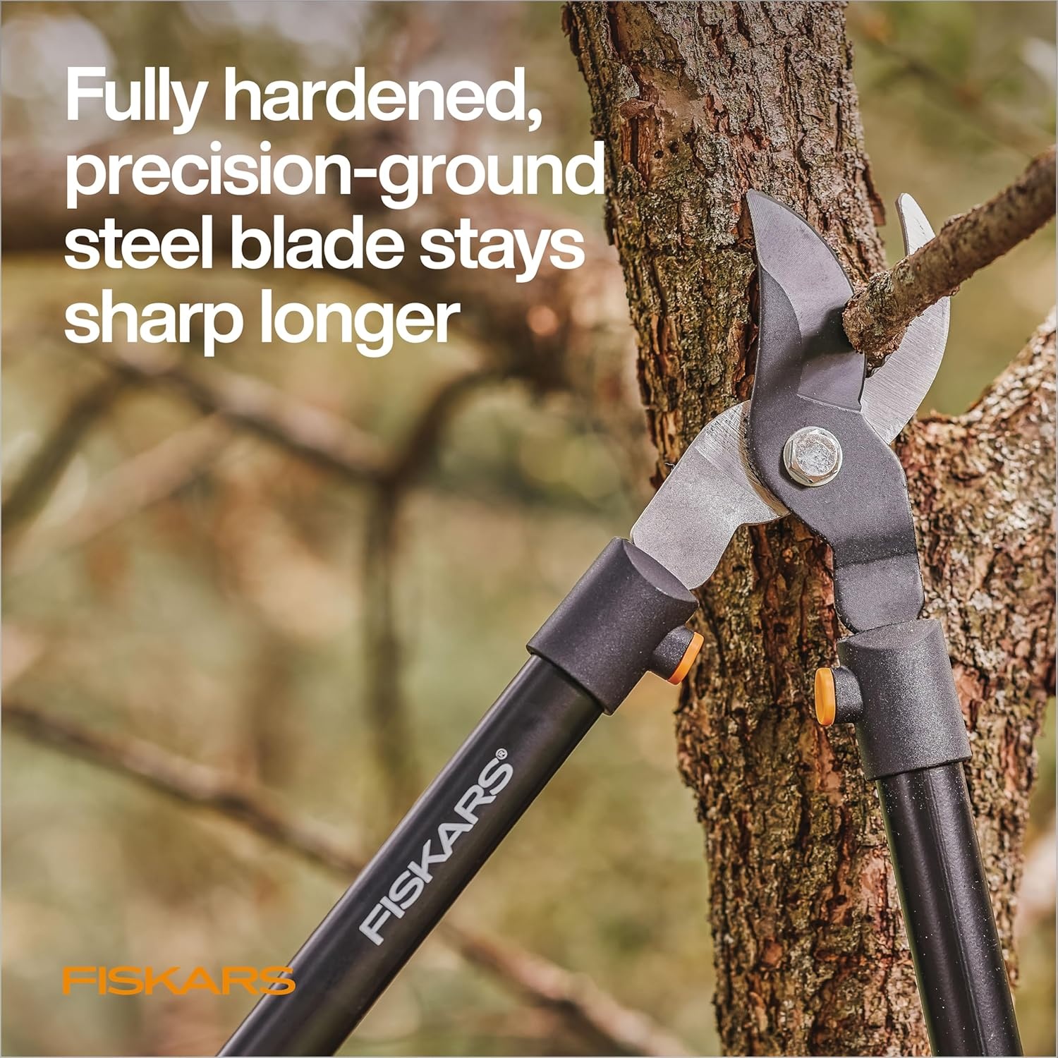 Fiskars DualAction Lopper, 2-in-1 Lopper with Dual Cutting Modes, S Mode for Precise Snips for Stems, L Mode for Power Through Branches, Low Friction Steel Blade, 2″ Cutting Capacity(28″ Standard Bypass)