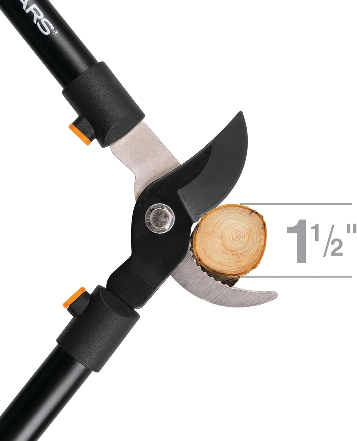 Fiskars DualAction Lopper, 2-in-1 Lopper with Dual Cutting Modes, S Mode for Precise Snips for Stems, L Mode for Power Through Branches, Low Friction Steel Blade, 2″ Cutting Capacity(28″ Standard Bypass)