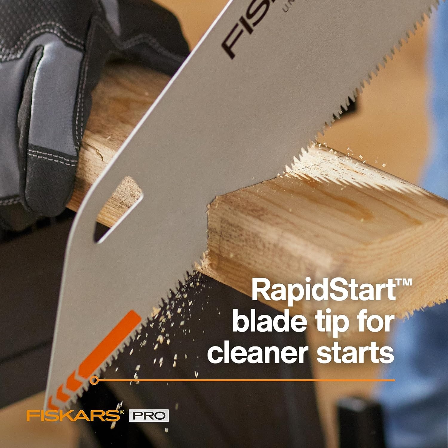 Fiskars Pro POWER TOOTH Folding Hand Saw (10 in blade.)(15″ Hand Saw)