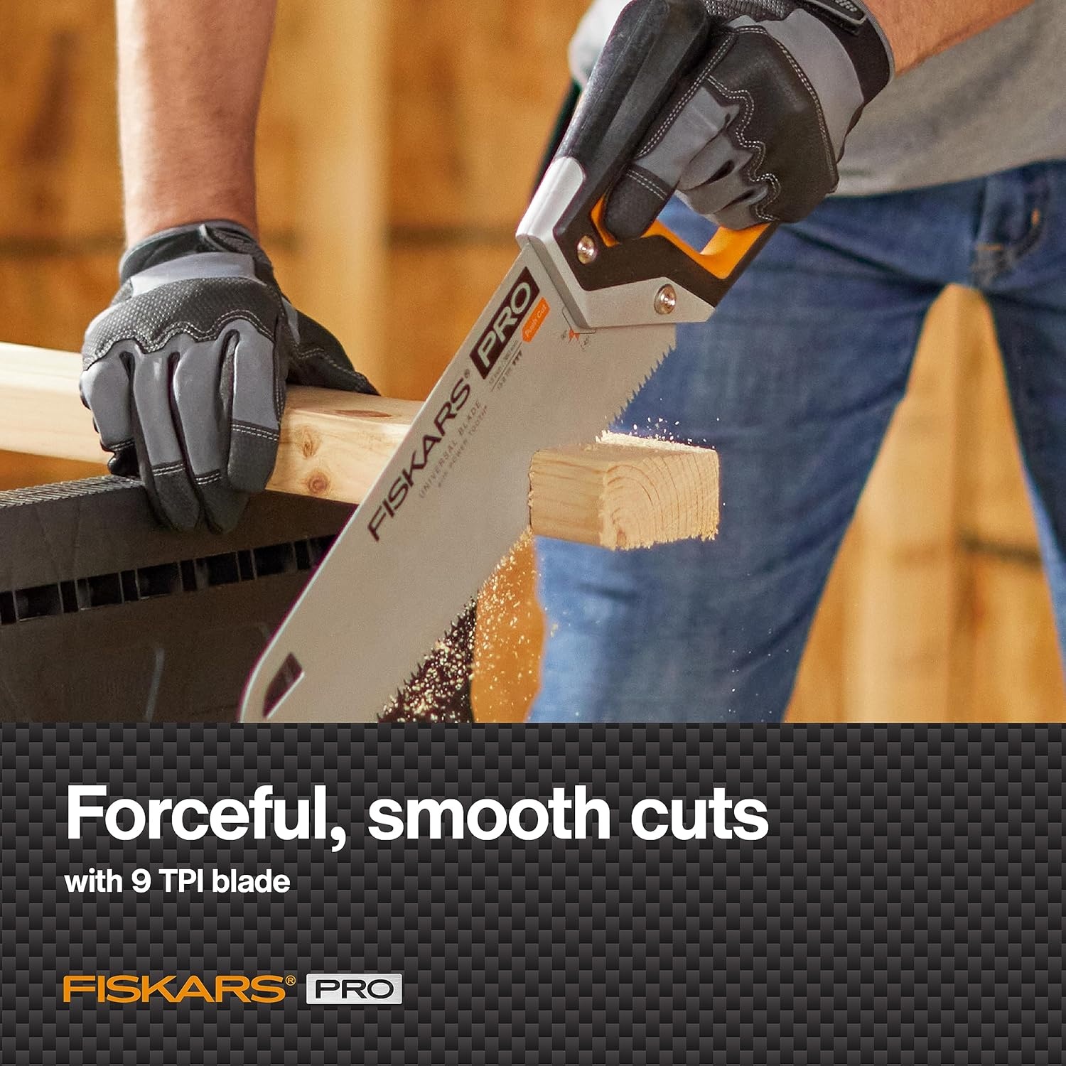 Fiskars Pro POWER TOOTH Folding Hand Saw (10 in blade.)(15″ Hand Saw)