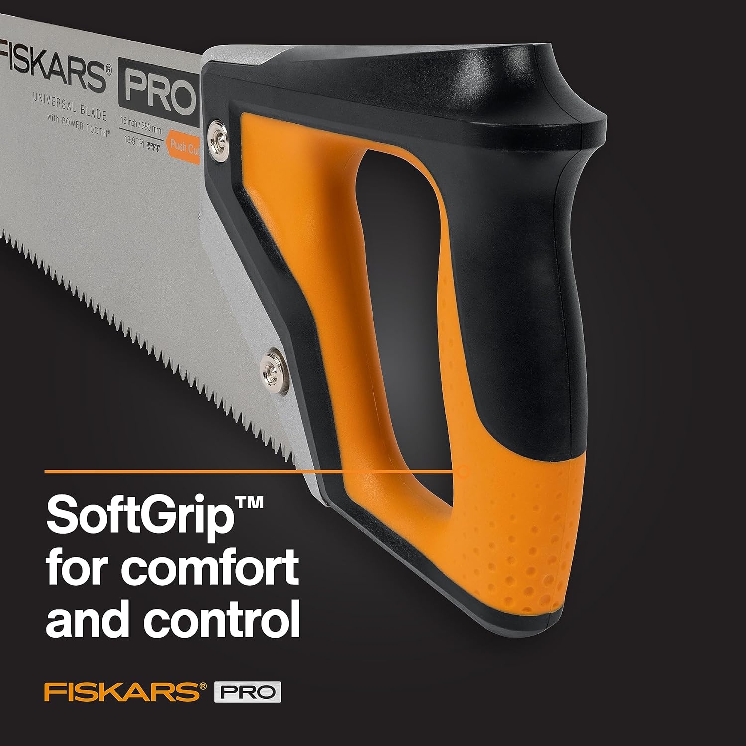 Fiskars Pro POWER TOOTH Folding Hand Saw (10 in blade.)(15″ Hand Saw)
