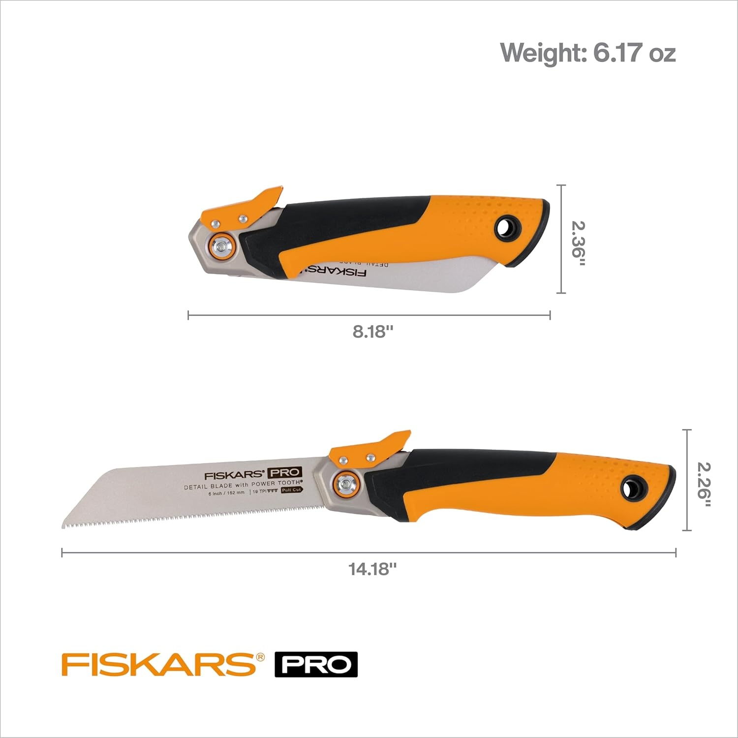 Fiskars Pro POWER TOOTH Folding Hand Saw (10 in blade.)(Folding Pull Saw)