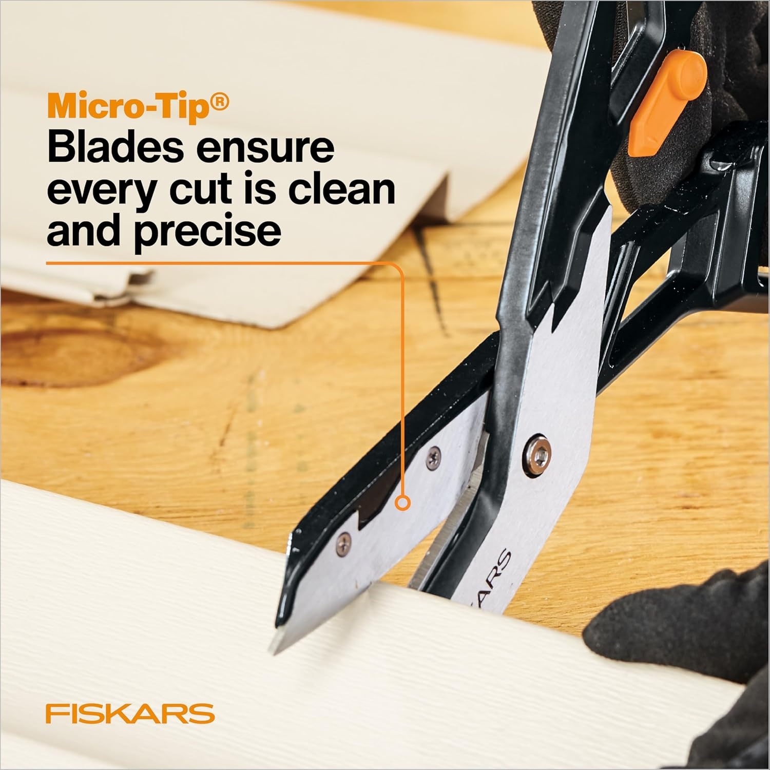 Fiskars PowerArc Easy Action Tin Snips Replacement Blades – Stainless Steel for Cutting Vinyl, Aluminum, and Sheet Metal