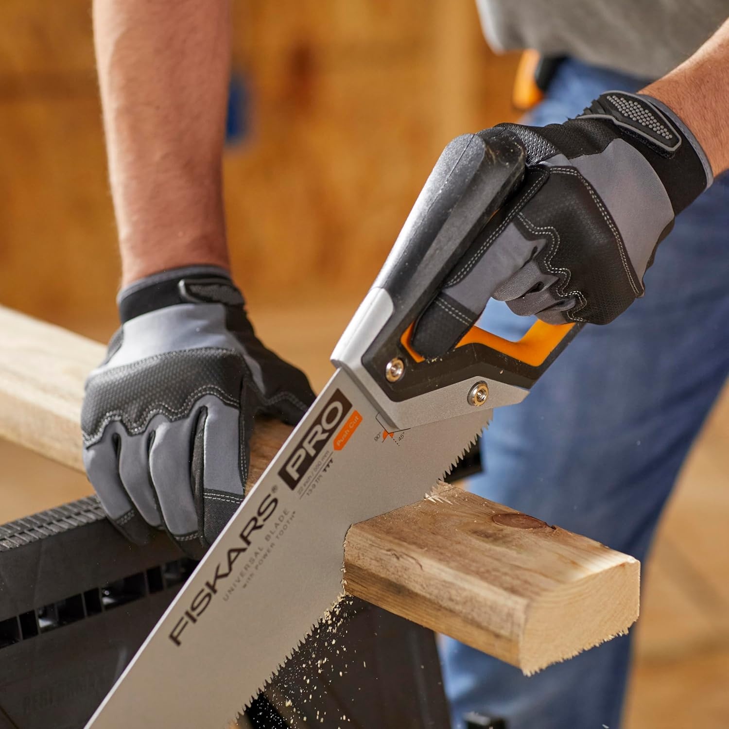 Fiskars Pro POWER TOOTH Folding Hand Saw (10 in blade.)(22″ Hand Saw)