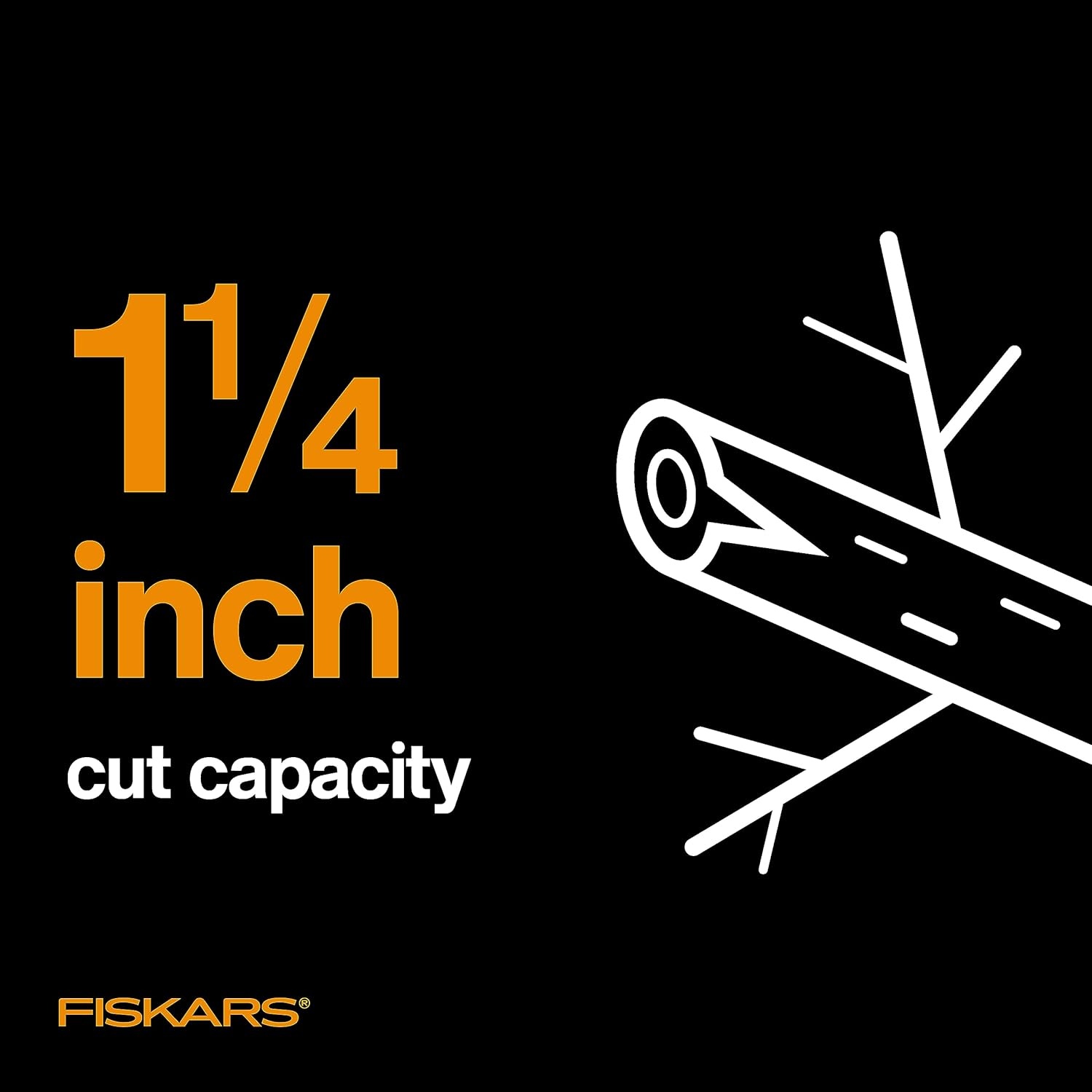 Fiskars DualAction Lopper, 2-in-1 Lopper with Dual Cutting Modes, S Mode for Precise Snips for Stems, L Mode for Power Through Branches, Low Friction Steel Blade, 2″ Cutting Capacity(Super Pruner/Lopper 15″)